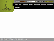 Tablet Screenshot of davidsonflyfishing.com